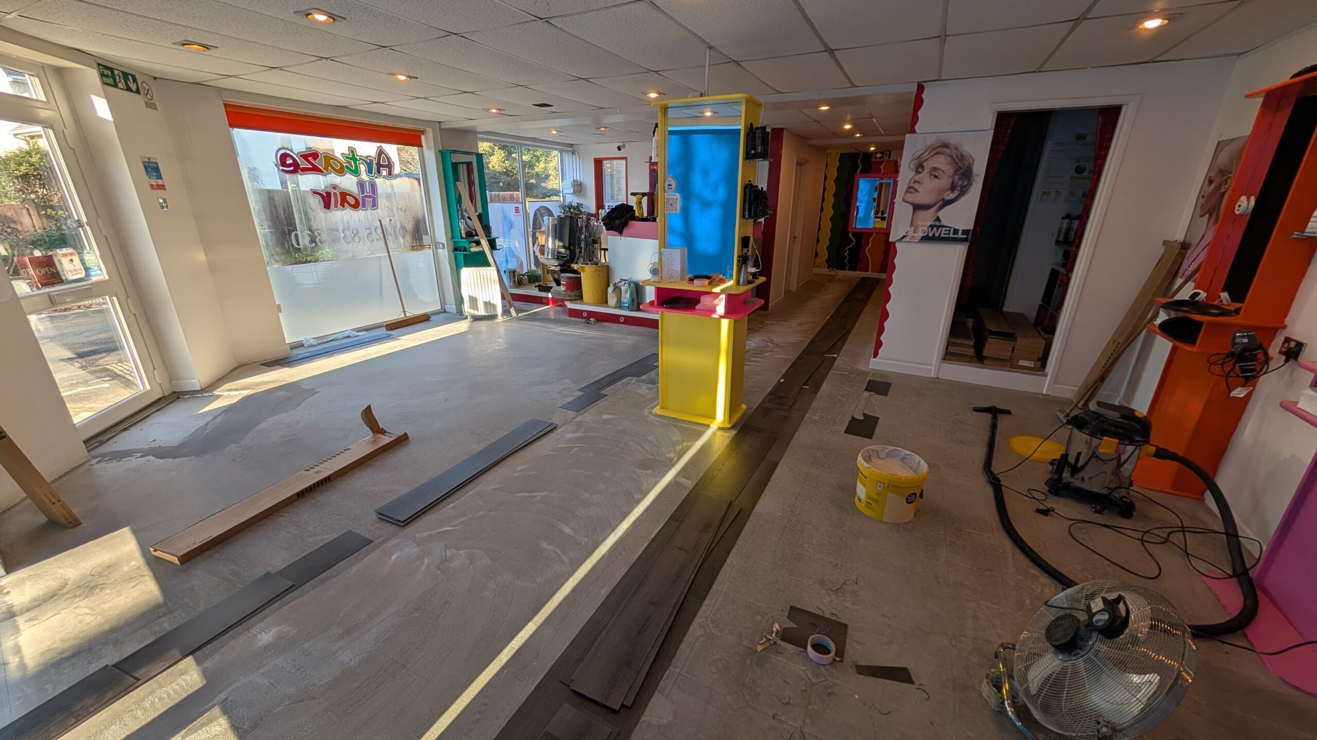 All Aspect Flooring; LVT Flooring Installation at Artaze Hair Salon