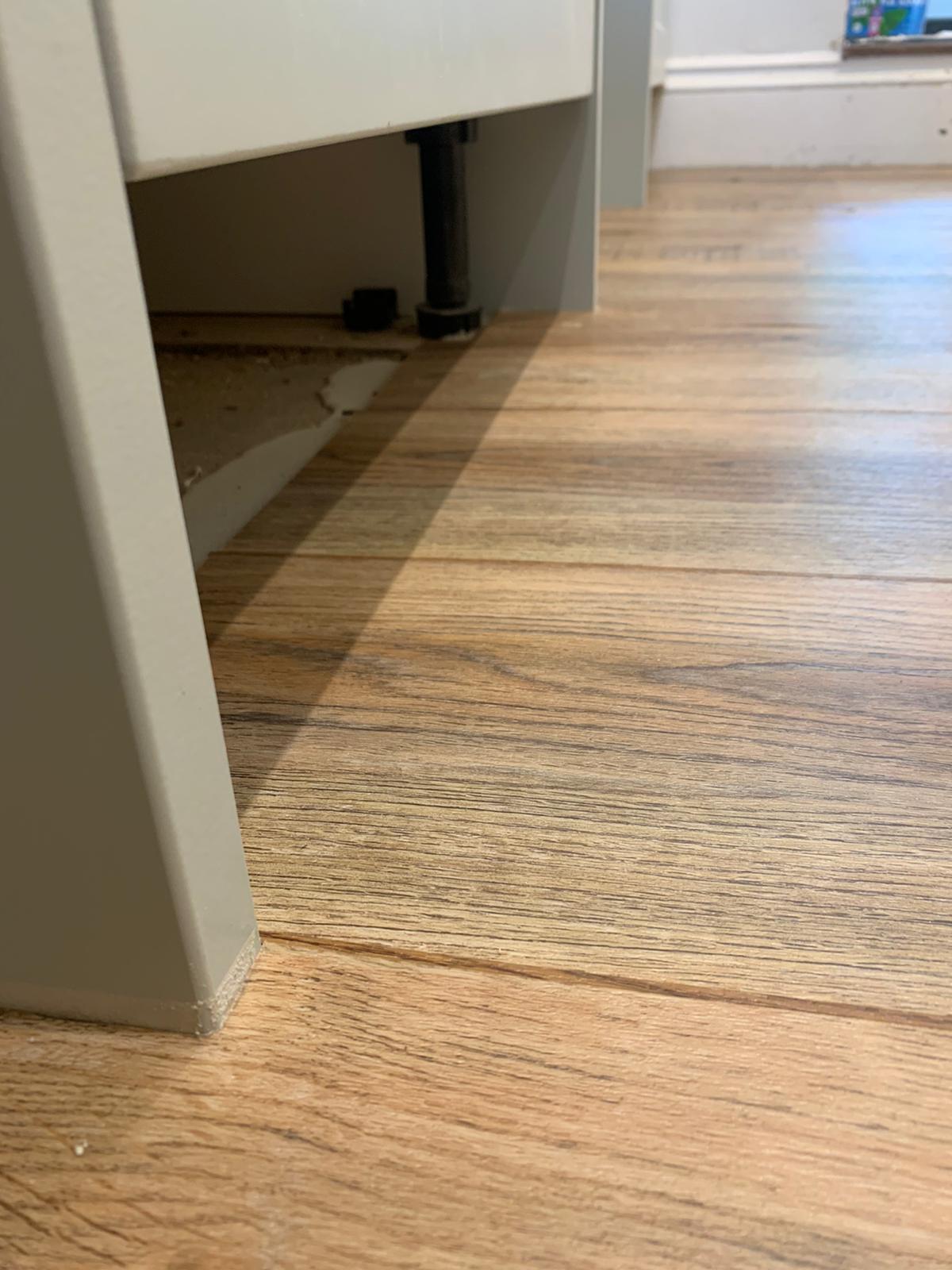 All Aspect Flooring; Luxury Vinyl Tile Installation with Ship Deck Effect in a Kitchen Diner