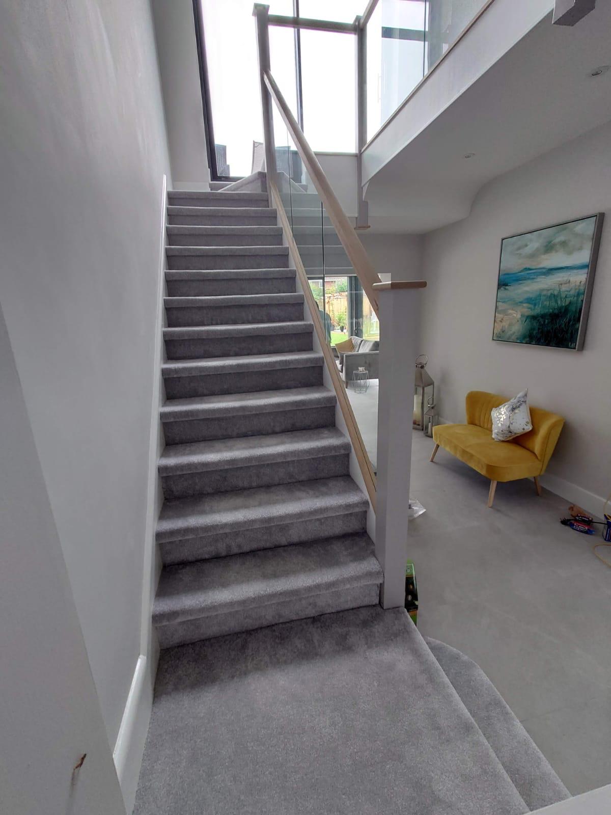 All Aspect Flooring; Case Study: Victoria Carpet Installation on a Staircase and Landing