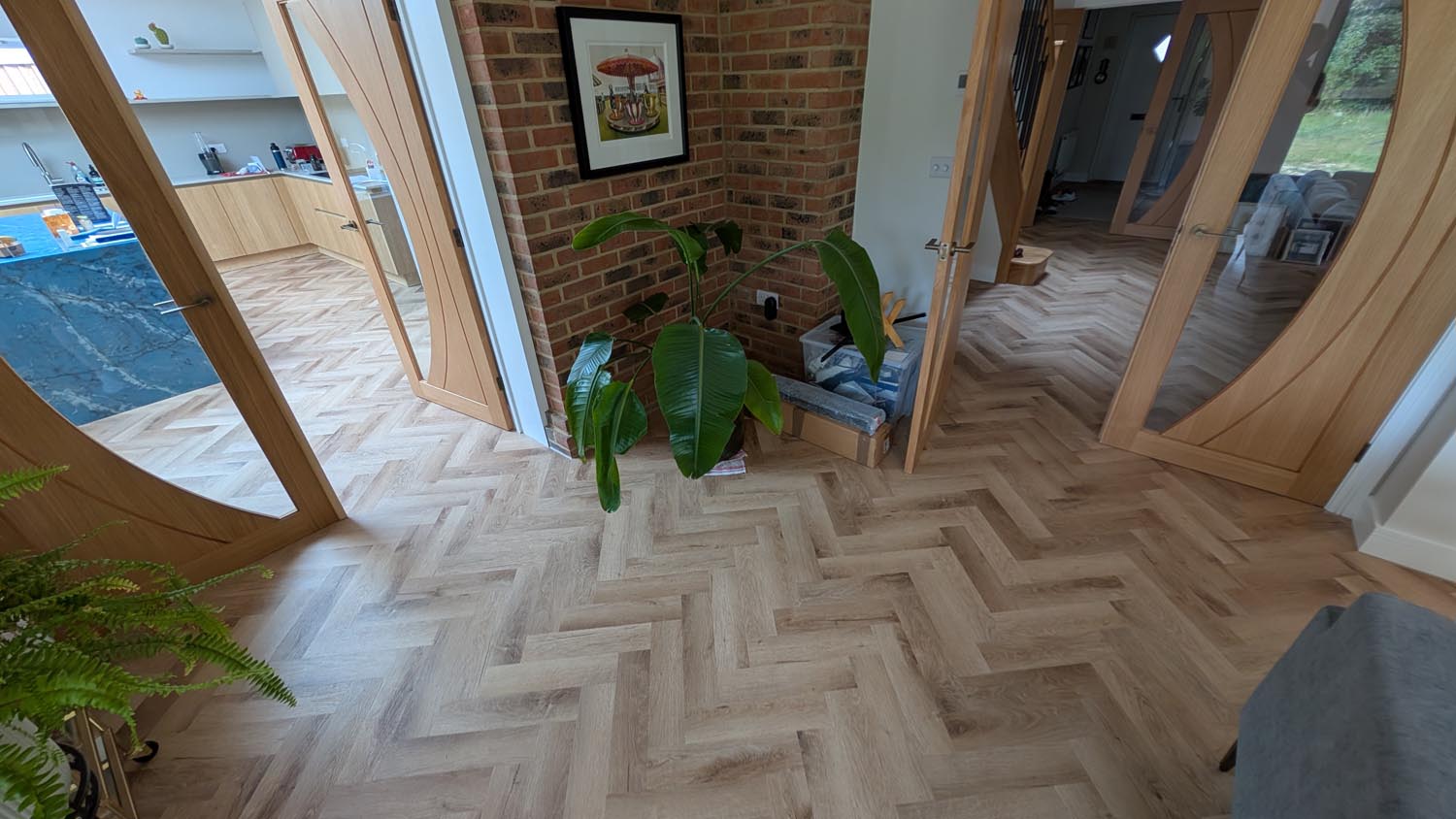 All Aspect Flooring; Case Study: 180m² Herringbone LVT Installation in Highcliffe