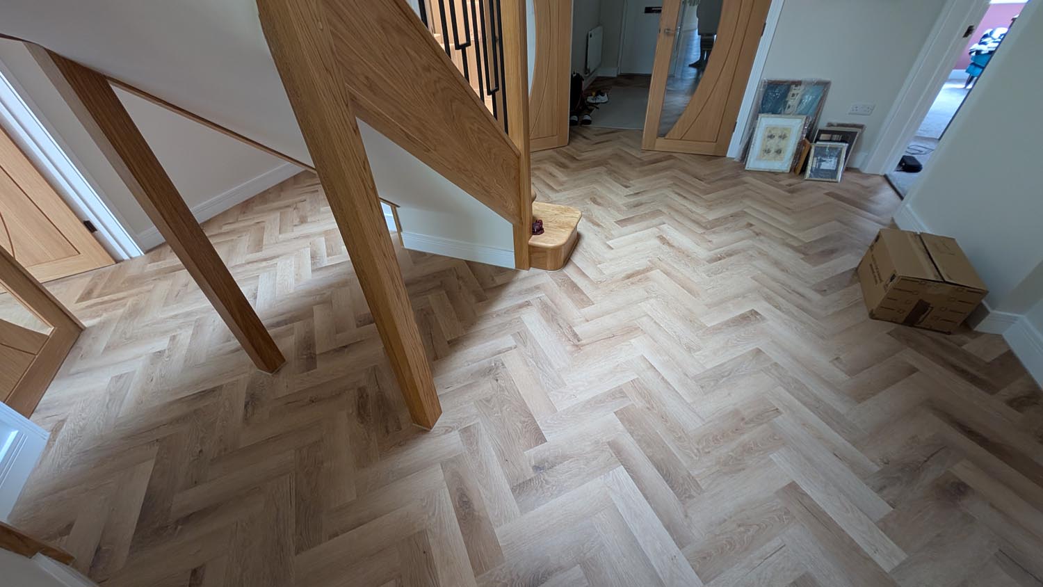 All Aspect Flooring; Case Study: 180m² Herringbone LVT Installation in Highcliffe