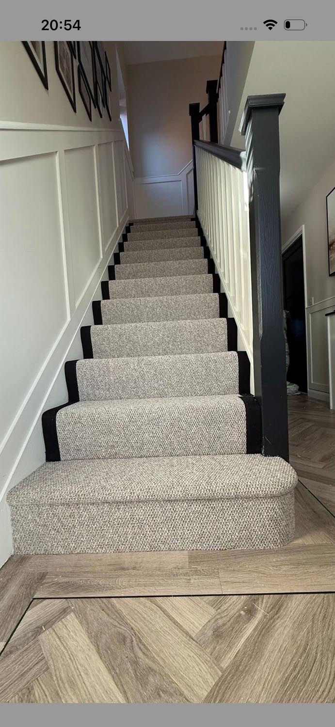 All Aspect Flooring; Case Study: Bespoke Staircase & Landing Carpet Installation in Pennington