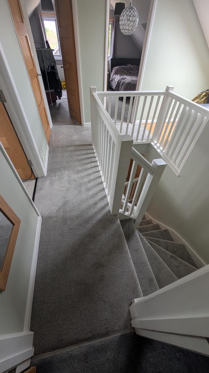All Aspect Flooring; Case Study: Staircase and Landing Carpet Installation in New Milton